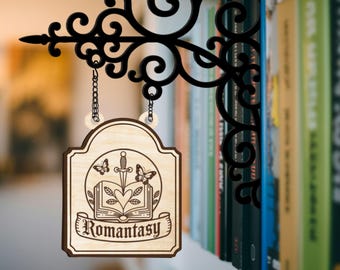 Custom Library Genre Signs, Personalized Book Tavern Signs, Custom Book Sign, Book Organisation, Book Room Decor, Book Lover Gift