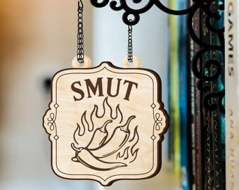 Personalized Book Tavern Signs, Custom Bookish Gift, Book Genre Dividers, Library Organisers, Book Lover Gift, Adventure Wooden Wall Tag