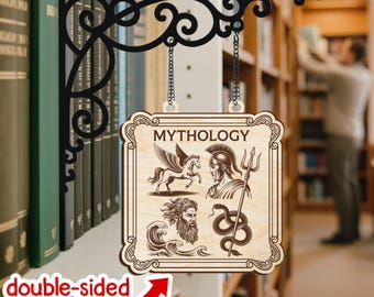 Personalized Book Shelf Dividers, Customized Book Genre Dividers, Bookshelf Organization, Custom Bookish Gift, Gift For Readers