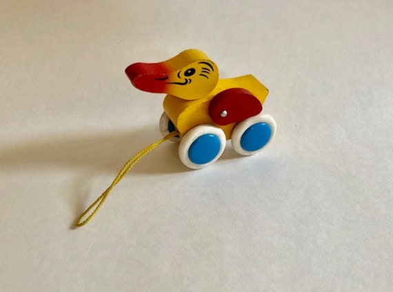 brio duck pull toy