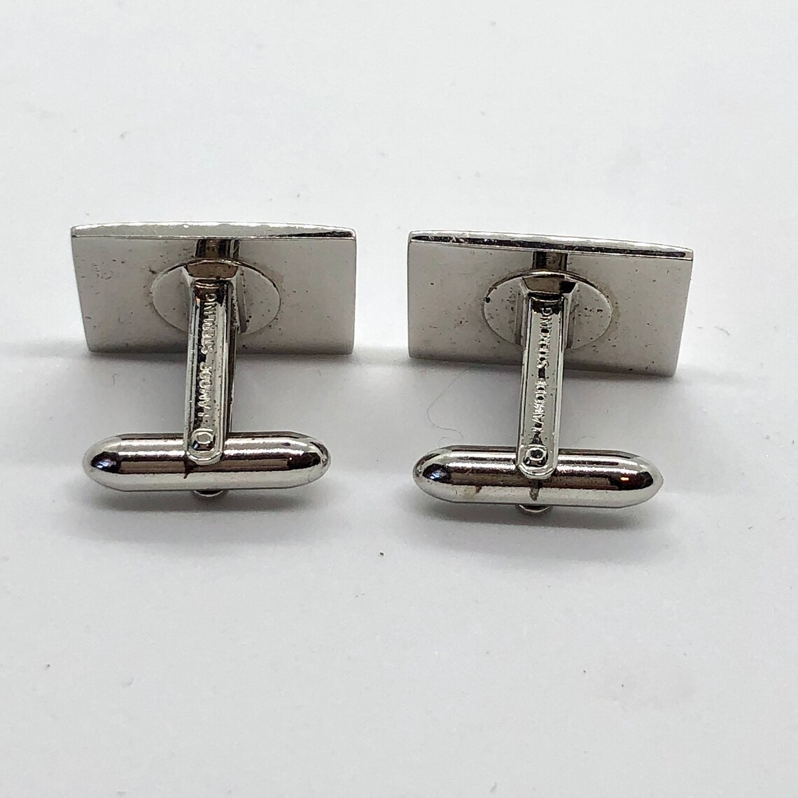 Vintage Lamode Sterling Silver Cufflinks Etsy