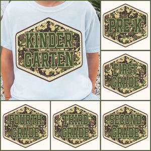 Boys Old Camo PNG Bundle 2, Hunting Birthday Sublimation, Rustic Outdoor Clipart, Army Camouflage Shirt Design, Wild One Party Graphics