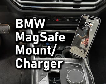 Magnetic Phone Mount for BMW 2/3/4 G-Series (2019-2026) - Android Compatible - MagSafe charging - Redbull Can Holder