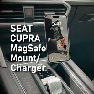 Magnetische telefoonhouder voor Seat/Cupra Leon, Formentor (2020–2024) - MagSafe-oplader - iPhone - Android