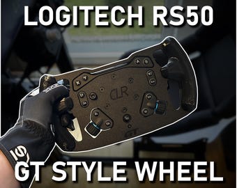 Logitech RS50 GT Style Steering Wheel 310mm – 3D Printed Sim Racing Upgrade