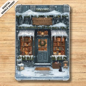 Insertion Kindle de Noël : cadeau d&#39;hiver pour les amoureux des livres (téléchargement numérique, fichiers PDF inclus)