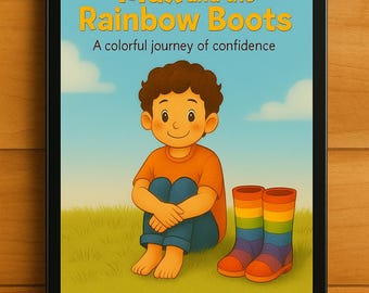 Max und die Regenbogenstiefel – Selbstvertrauen Geschichte für Kinder | Digitales Kinderbuch PDF | 4–7 Jahre | Druckbares Buch