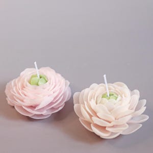 Ranunculus | Realistic Flower Candle | Decorative Candle | Wedding Candle | Premium Gift | Birthday Candle | Gift for Her