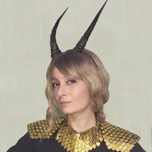 Dragon Horns Headband – Maleficent Style 3D Printable Costume Accessory cosplay