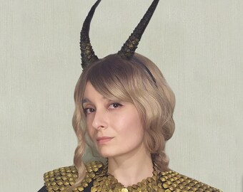 Hoofdband Dragon Horns – Maleficent Style 3D-afdrukbaar kostuumaccessoire cosplay
