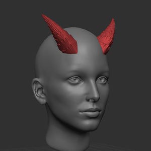 MiddleHorns, Demon, Dragon – Horns for 3D Printing