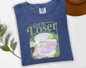Chemise rétro Epcot The Land, t-shirt Get In Loser pour parc à thème, chemise Epcot couleurs confort, t-shirt vacances de groupe Disney, t-shirt familial Disney assorti