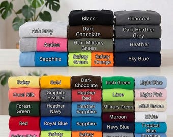 T-shirts Gildan® vierges, chemises unisexes personnalisées pour hommes et femmes