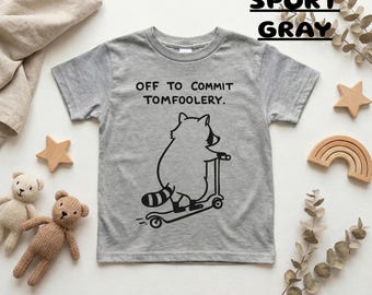T-shirt raton laveur pour trottinette, drôle pour s'engager, t-shirt ridicule, chemise animal mignon, bambin, garçons filles, t-shirt graphique humoristique, cadeau