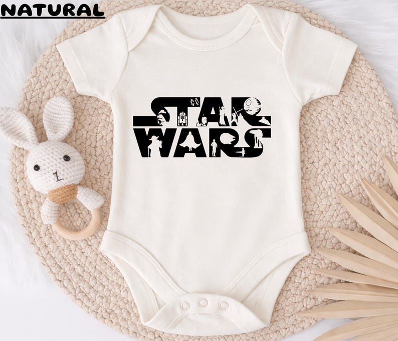 Star Wars Kids Shirt Bodysuit, Baby Yoda Graphic Tee, Cute Toddler Galaxy Shirt, Space Movie Inspired Kids Outfit Gift image 10