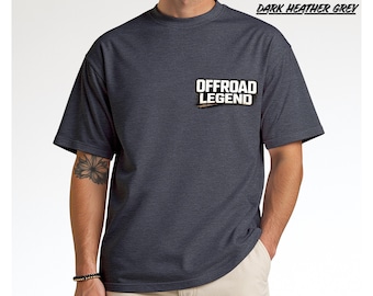 Chemise Offroad Legend, t-shirt vintage 4 x 4, chemise graphique Adventure SUV, t-shirt logo extérieur minimal, chemise tout-terrain rétro cadeau garagiste