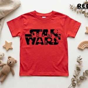 Star Wars Kids Shirt Bodysuit, Baby Yoda Graphic Tee, Cute Toddler Galaxy Shirt, Space Movie Inspired Kids Outfit Gift image 4