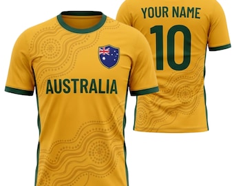 Australien Fussball Trikot Name Name Nummer Fussball Shirt WM Fan Geschenk Männer Frauen