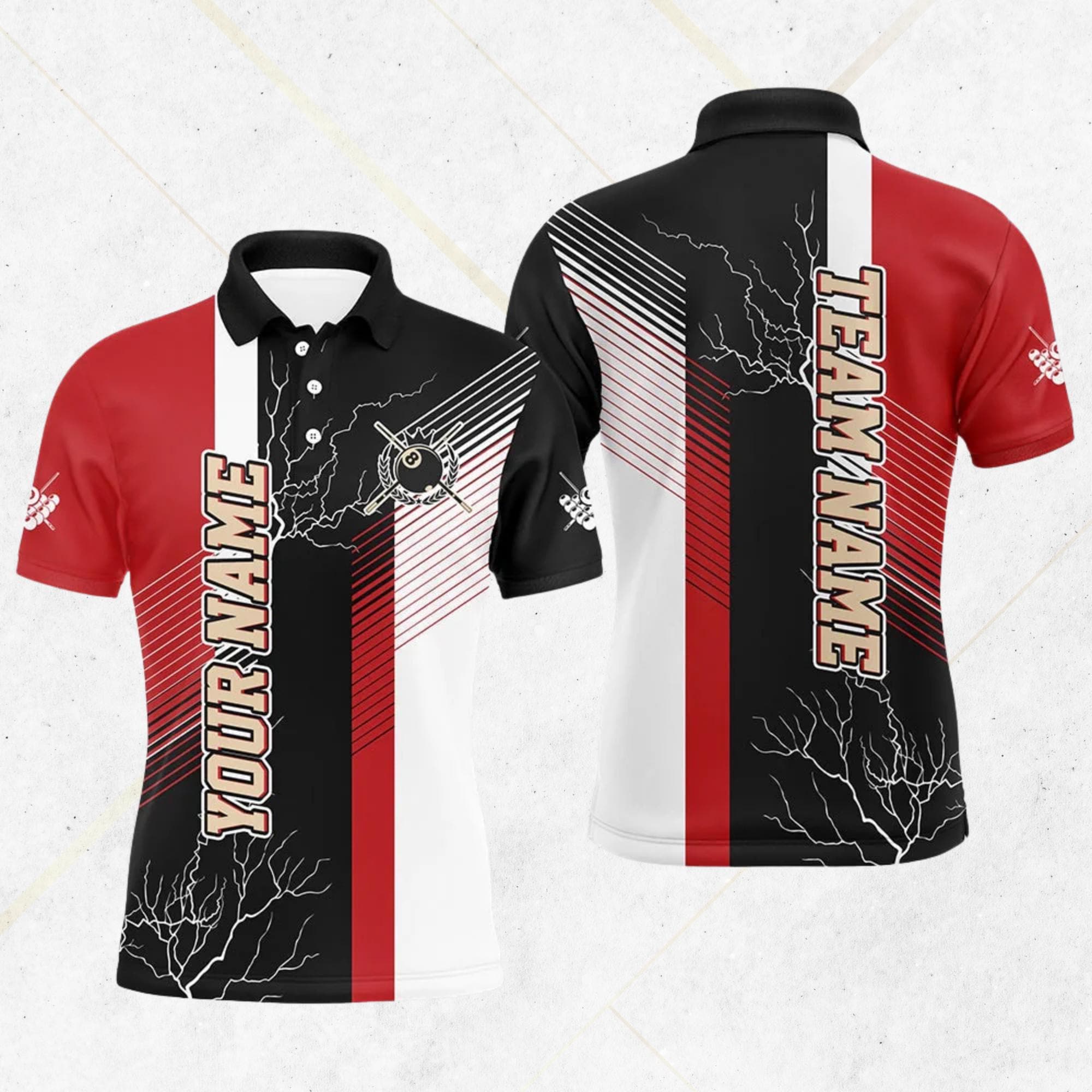 Custom 8 Ball Billiards Polo: Personalized Team Uniform - Etsy