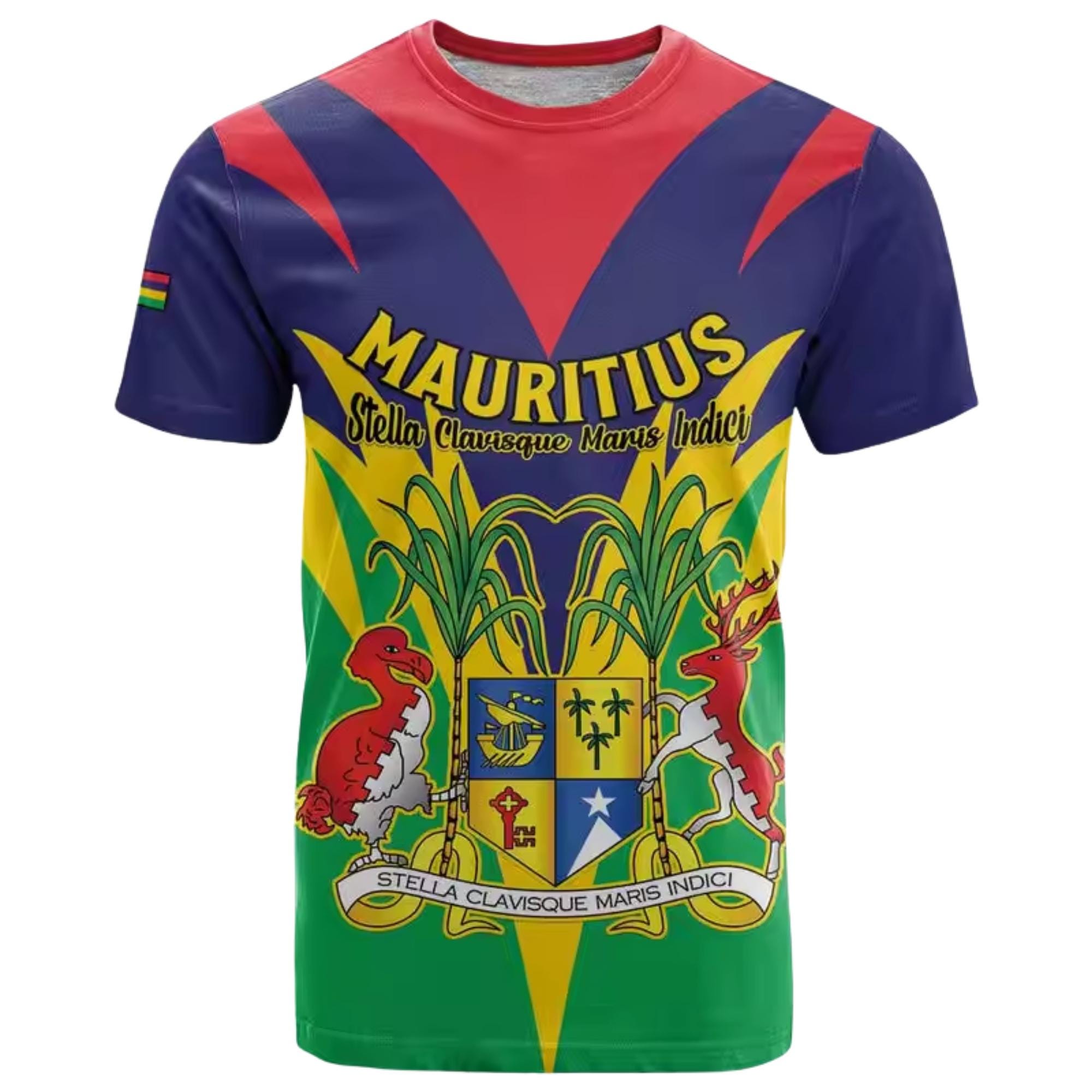 Personalized Mauritius Jersey Shirt, Custom Name Number Fan Tee
