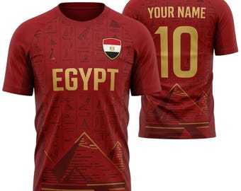 Ägypten Fußball Trikot 2026 Ägypten Fussball Shirt WM Fan Geschenk für Männer