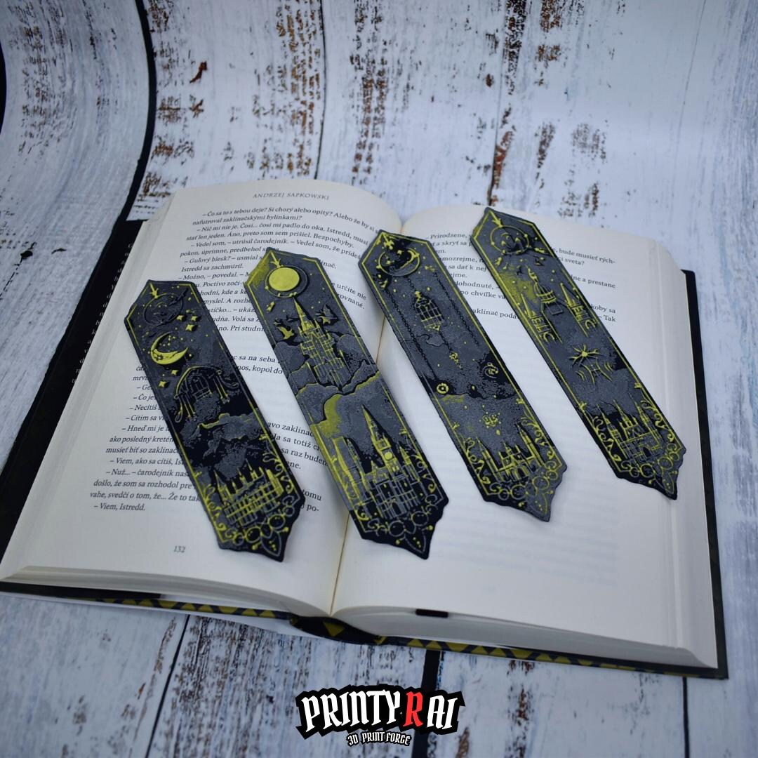 Fantasy Wizard Bookmarks Set, Reading Accessories, Gifts for Book ...