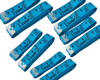 10 Nastro di misurazione flessibile di colore blu – 60 pollici / 150 cm