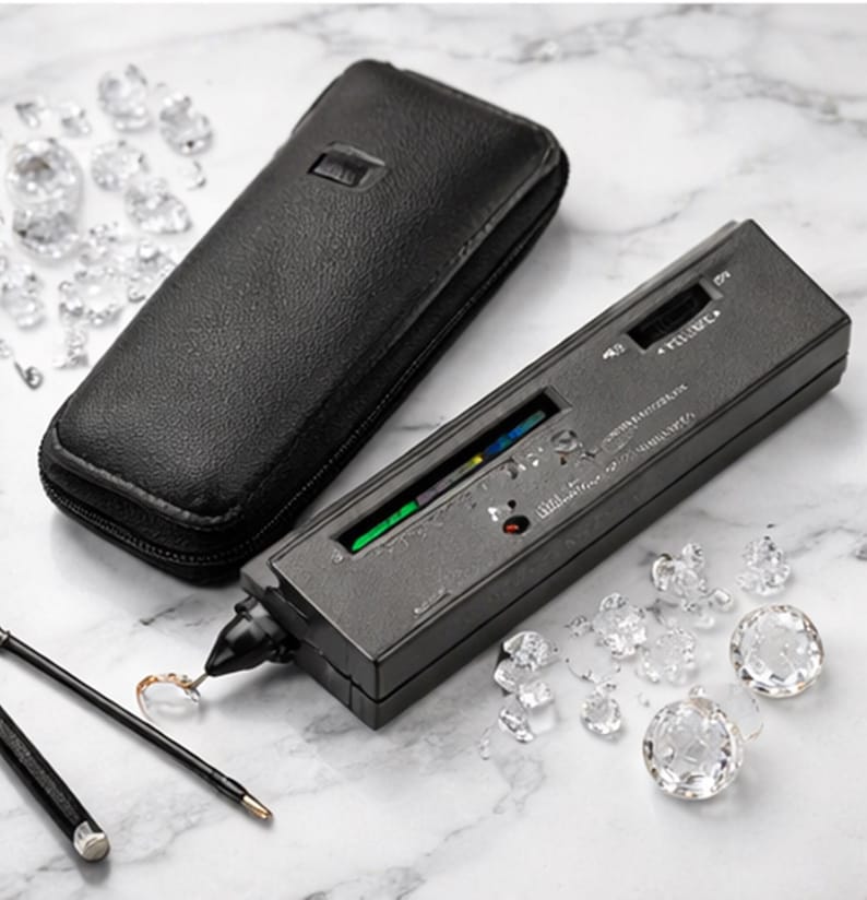 Diamond Tester Machine Portable Gemstone Selector Tool, Tester Pen 9V ...