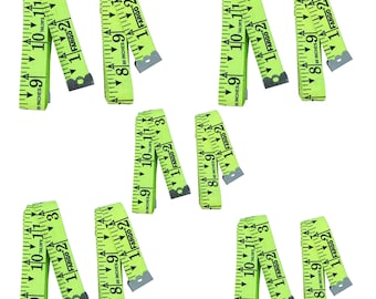 10 Nastro di misurazione flessibile di colore verde – 60 pollici / 150 cm