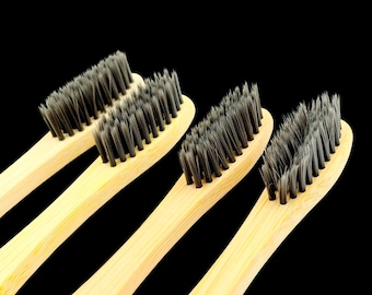 Natural Bamboo Toothbrush | Plastic Free Toothbrush | Eco Friendly Oral Care | Zero Waste Bathroom