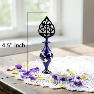 Blue Color Copper Eyeliner Empty Pot Bottle 4.50" Inch Approx.