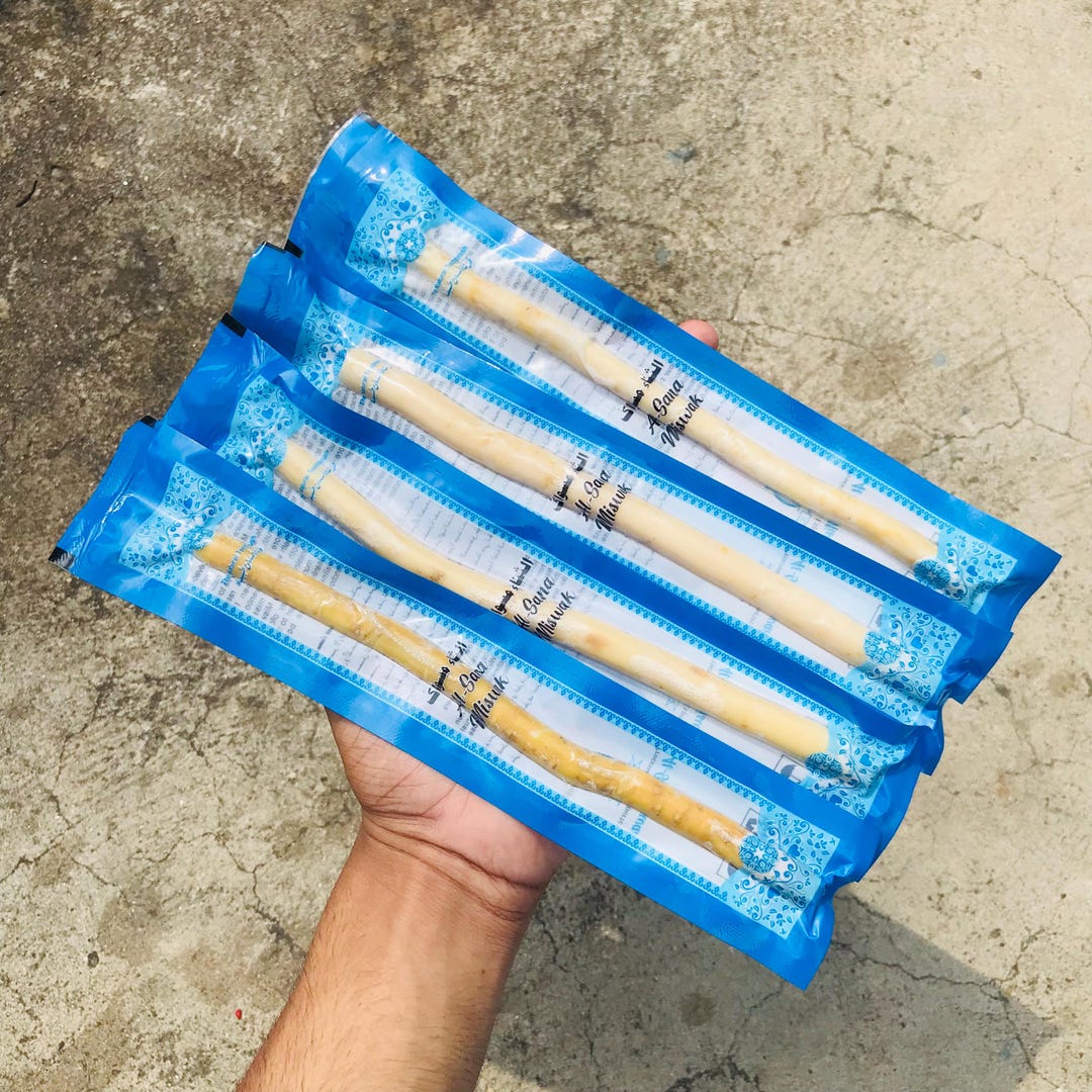 Muslim Toothbrush Natural Organic 100% Miswak Sticks | Traditional Islamic Arak ...