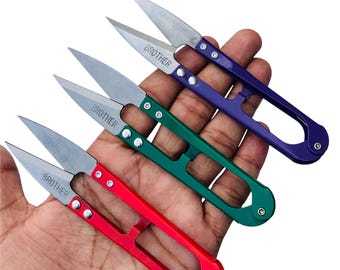 5‑Piece Multi‑Color Embroidery Sewing Snips / Thread Cutter / 5" Inch