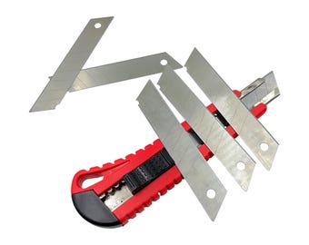 Retractable All Metal Utility Knife - Quick Blade Change, Heavy Duty