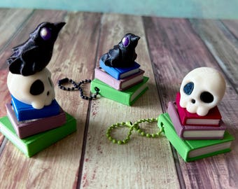 3Dプリントのハロウィンフィジェットクリッカー - Spooky Library