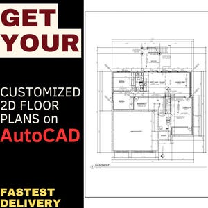 Custom Home Floor Plan Design: Architectural Blueprint (PDF/PNG/JPG Delivery)