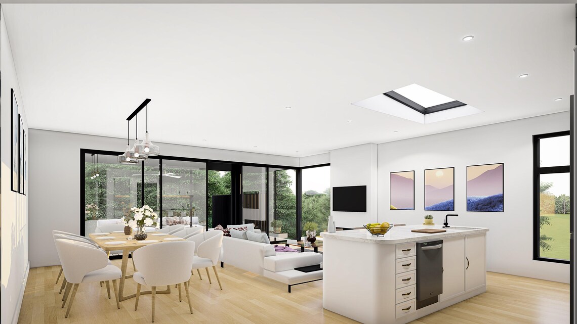 Picture Idea: Custom 3D Home Design Rendering Interior Exterior Walkthrough Video