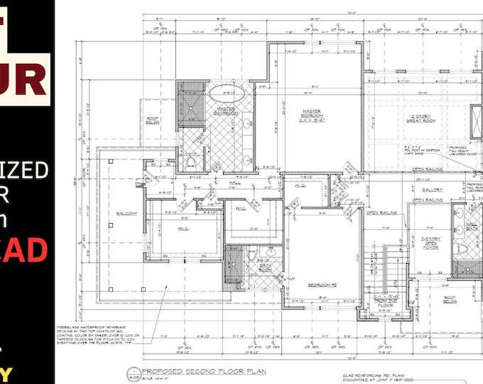 Custom 2D Floor Plan - Architectural Design and Drafting - Personalized ...