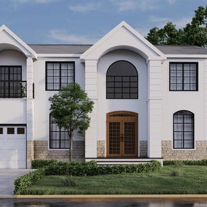 Custom 3D Exterior Design Rendering: House Visualization Services