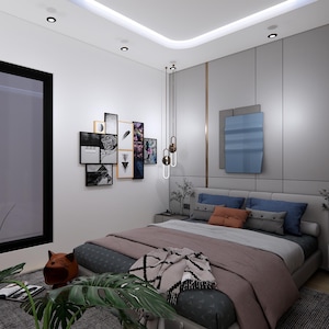 Custom 3D Interior Design Rendering: Realistic Room Visualization