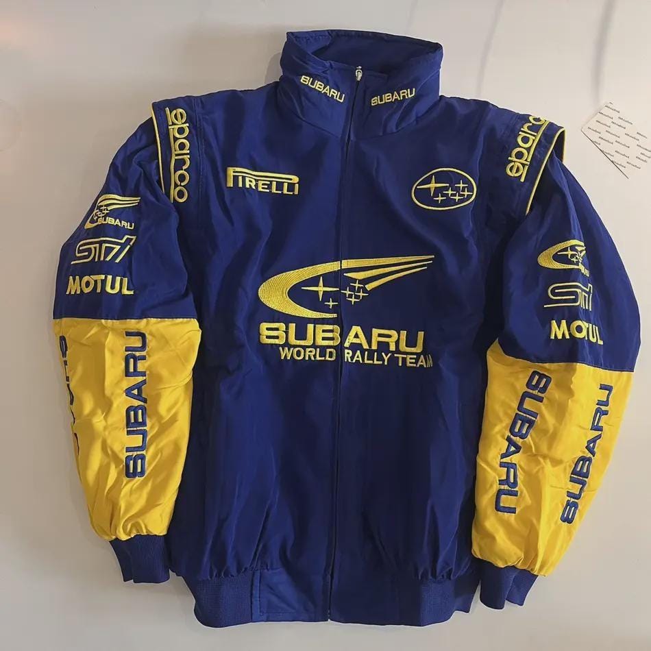 SUBARU レーシングジャケット　上着　Lサイズ 2025年最新】レーシングジャケット スバルの人気アイテム - メルカリ
