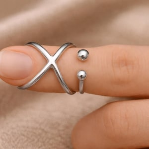 Stecca per dita artritiche per correggere la deviazione laterale in argento sterling 925, anello in ottone o rame per sindrome di Ehlers-Danol, EDS