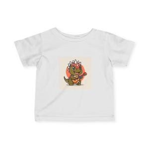 Cute Dinosaur Infant Tee, Toddler Shirt, Baby Dinosaur Gift, Kids Graphic Tee, Fun Baby Clothes, Dinosaur Lover Apparel