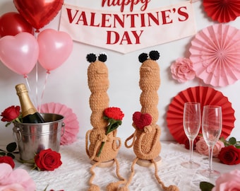 Marcus the Worm Plush: Handmade Crochet Amigurumi Toy Mother's day Gift for Lover
