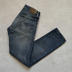RRL Ralph Lauren Double RL Denim Jeans Union Blue Slim Fit