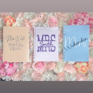 personalised notebook