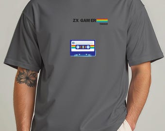 ZX Sinclair Spectrum 1985 T-shirt Classis Sprite Collection 8-bit