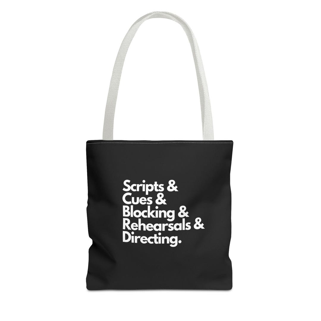 Script Presents Theater Scripts & Cues Director Tote Bag - Perfect for Script Lovers ...