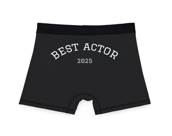 Bóxers personalizados para hombre, ropa interior personalizada para hombre, regalo divertido para él, calzoncillos bóxer únicos, ropa de estar para amantes del teatro.