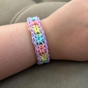 Friendship Bracelet Rainbow Loom Starburst